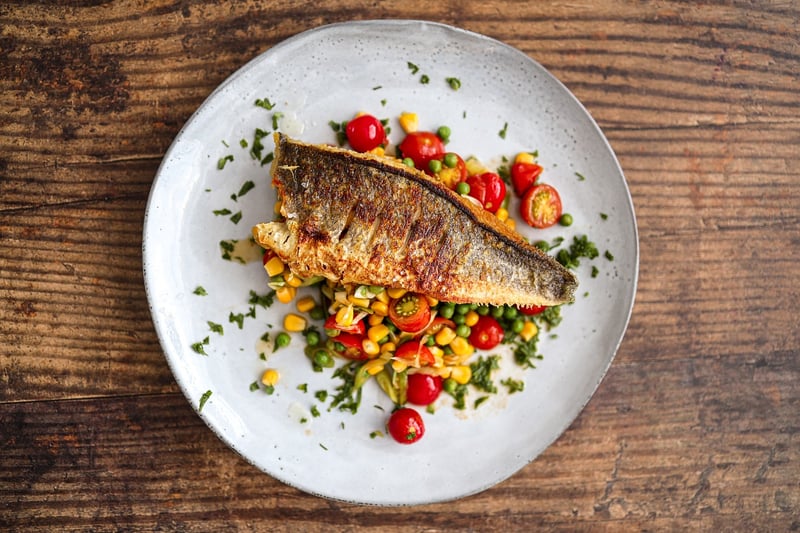 Pan-Seared Sea Bass with Lemon Butter Sauce
